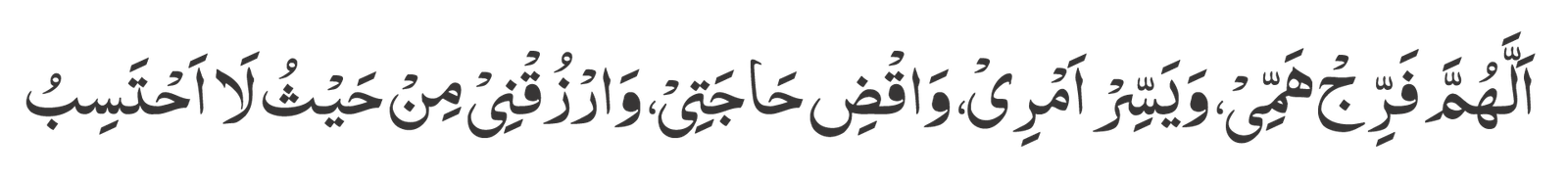 Allahumma Farrij Hammi Full Dua 