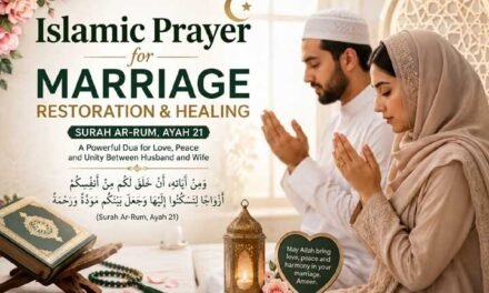 Islamic Prayer for Marriage Restoration and Healing