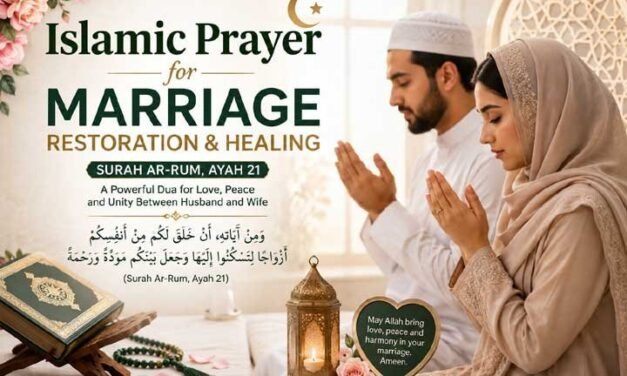 Islamic Prayer for Marriage Restoration and Healing