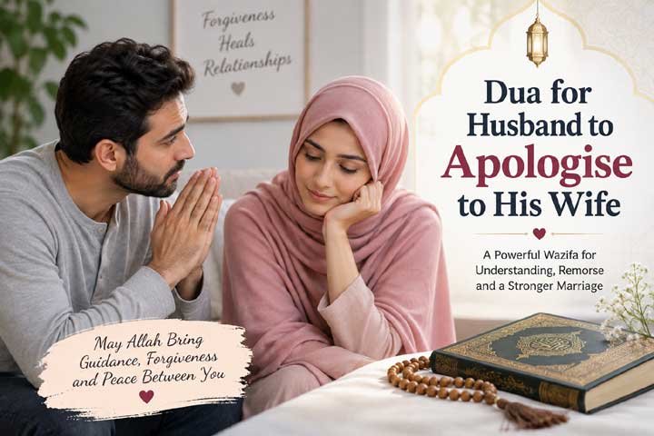 Dua for Husband to Apologise to His Wife
