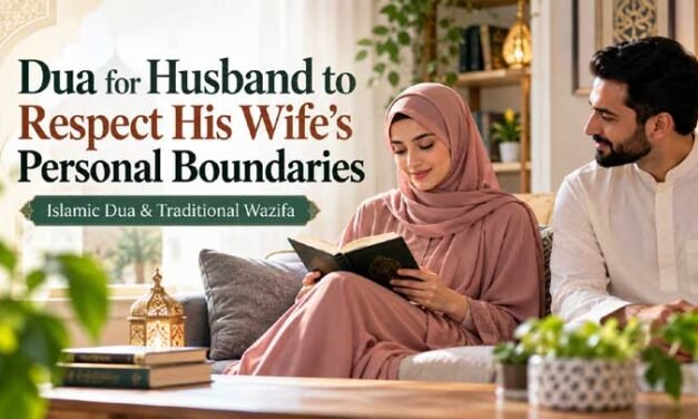 Dua for Husband to Respect His Wife’s Personal Boundaries