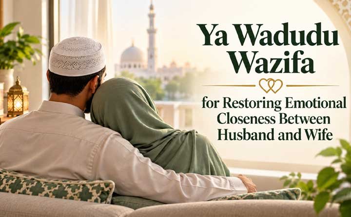 Ya Wadudu Wazifa for Restoring Emotional Closeness Between Husband and Wife