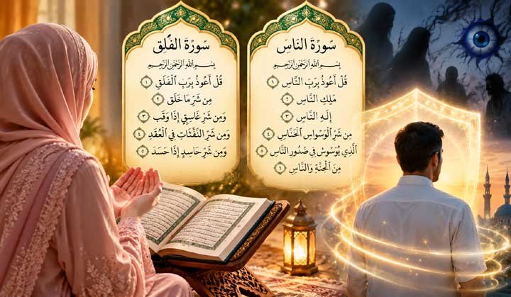 Surah Al-Falaq and Surah An-Nas for Husband’s Protection from Evil Eye and Envy